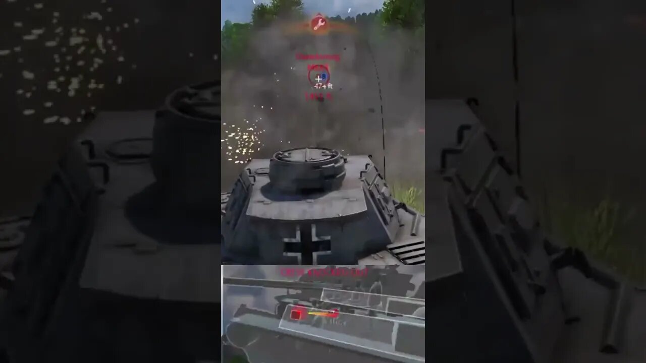 USING A 3 3 TANK IN A 5 3 BATTLE #shorts #warthunder