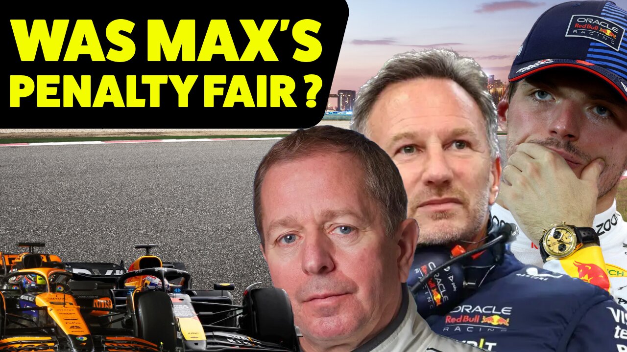 Was Verstappen's penalty fair ? Brundle and Horner have their say!