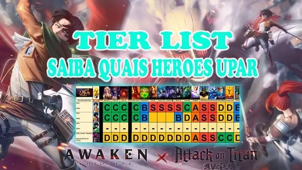 TIER LIST | ONDE CADA HEROE É BOM? | QUAIS UPAR