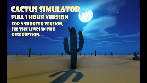 Cactus Simulator - Full 1 hour video review and gameplay