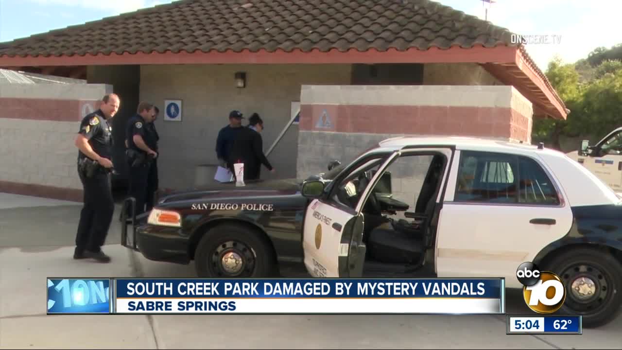 South Creek park damaged by mystery vandals