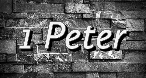 Bible study on 1 Peter "Hereunto were ye called" (ch2 pt4)