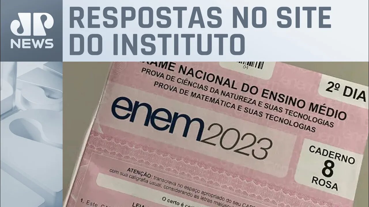 Inep divulga o gabarito oficial do Enem 2023
