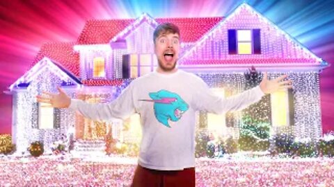 I Put 1,000,000 Christmas Lights On A House (World Record)