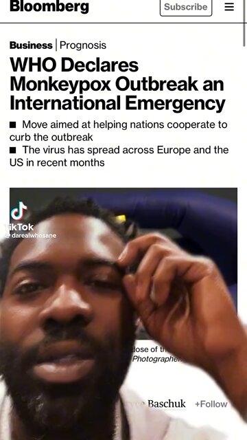 The WHO monkey pox declaration. What’s on the website?