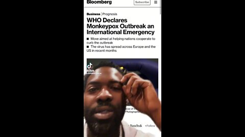 The WHO monkey pox declaration. What’s on the website?