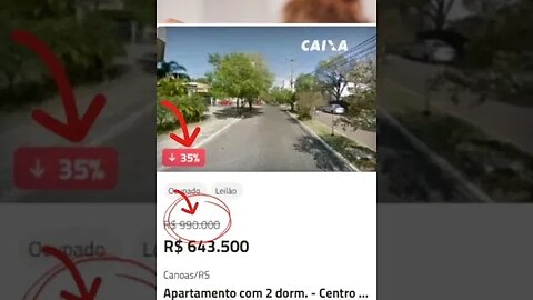 imóvel com 35% desconto RS