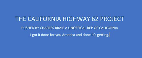 California Highway 62 Rebuild Project 2021 by Charles Braie