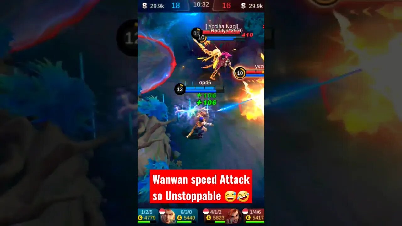 Wanwan Speed Attack so Unstoppable #mobilelegend #wanwan #wanwanbuild #razimaruyama
