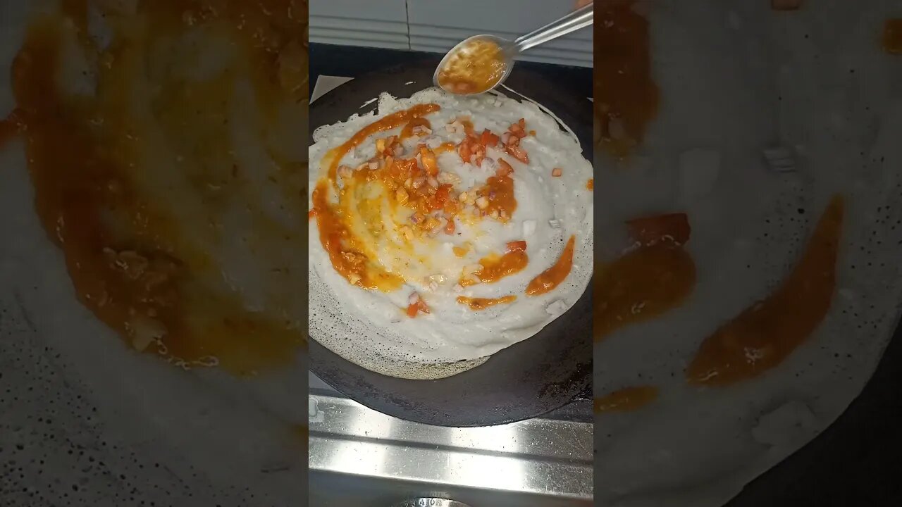 Schezwan dosa recipe 🔥🔥🔥🤤#trending #ytshorts #shorts #viralrecipes #youtubeshorts