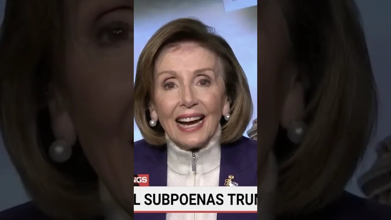 Nancy Pelosi is a drunk sexist claims Trump isn’t “man enough” to show up to sham Jan 6th committee