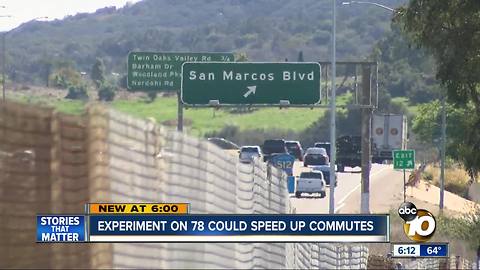 Caltrans study aims to reduce commute times on SR-78