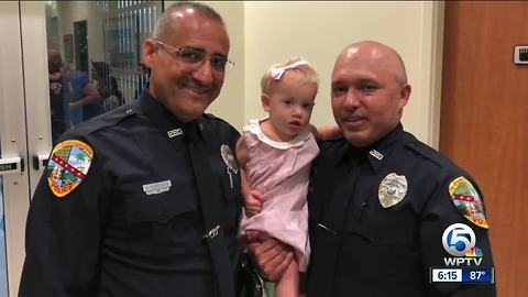 Palm Beach Gardens officers save choking baby