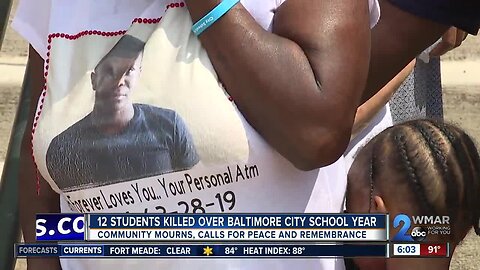 Baltimore mourns 12 students killed over course of school year