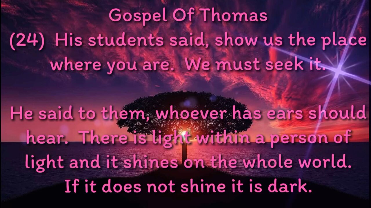 Gospel of Thomas (24)