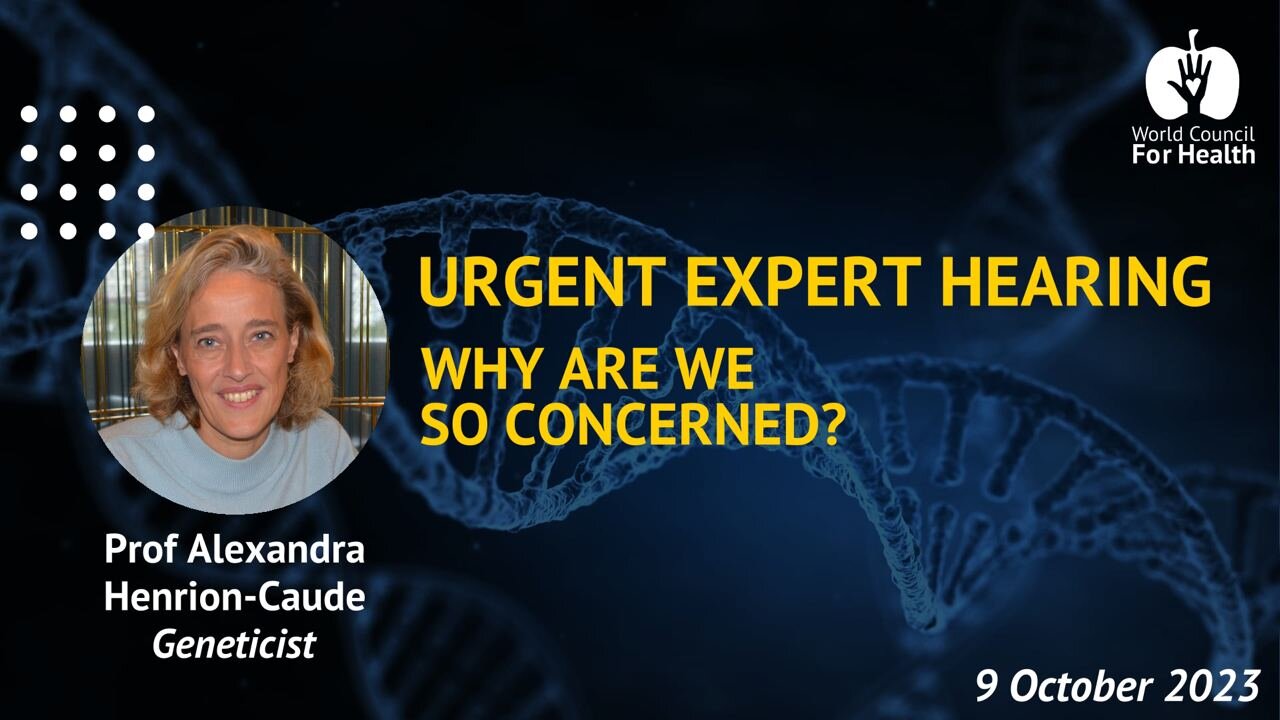 Prof Alexandra Henrion-Caude: Why So Many Scientists Are Concerned About DNA Contamination