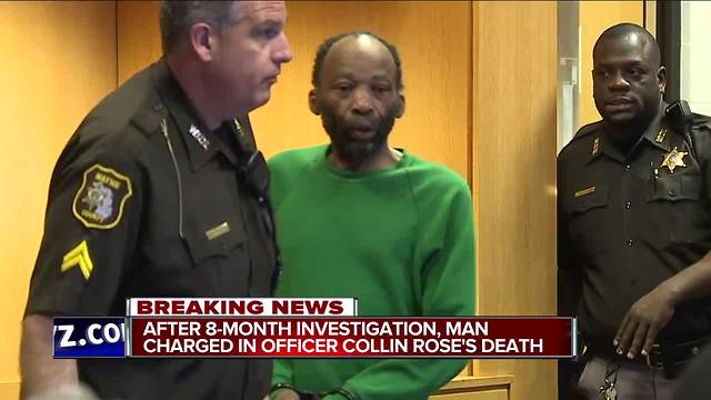 After 8 month investigation man charged in officer Collin Rose death