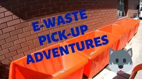 E-Waste Pick Up Adventures - PC's Incoming