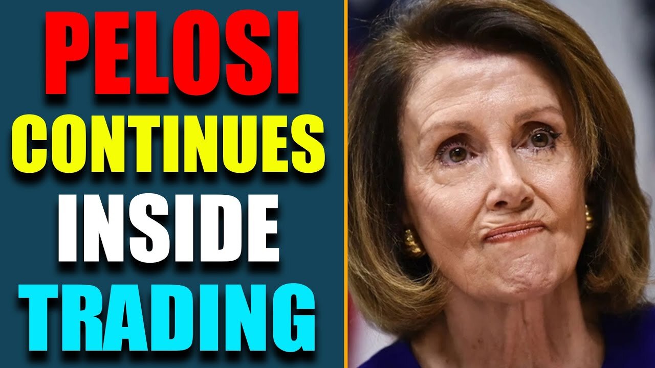 URGENT!! SCARY INTEL JUST DROPPED TODAY: PELOSI'S INSIDE TRADING UNFOLDED, AGAIN