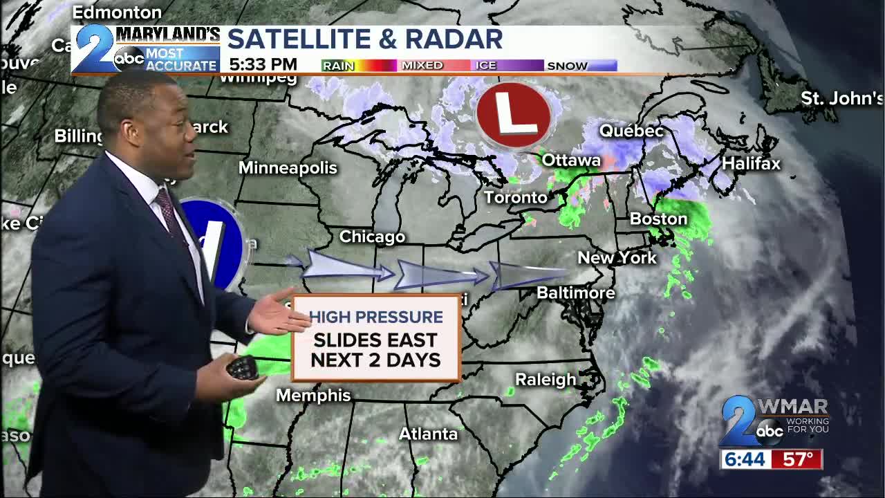 sunday weather quiet sunday