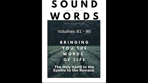 Sound Words, The Holy Spirit in the Epistle to the Romans