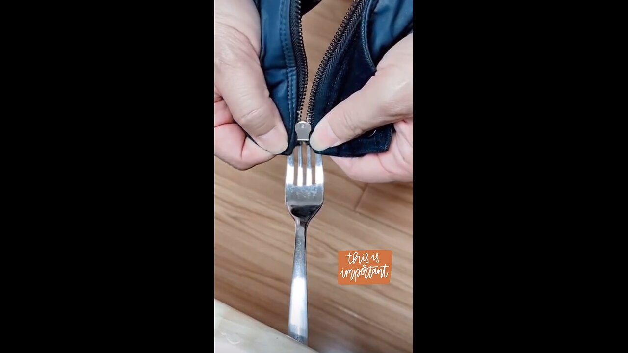 Another zipper hack