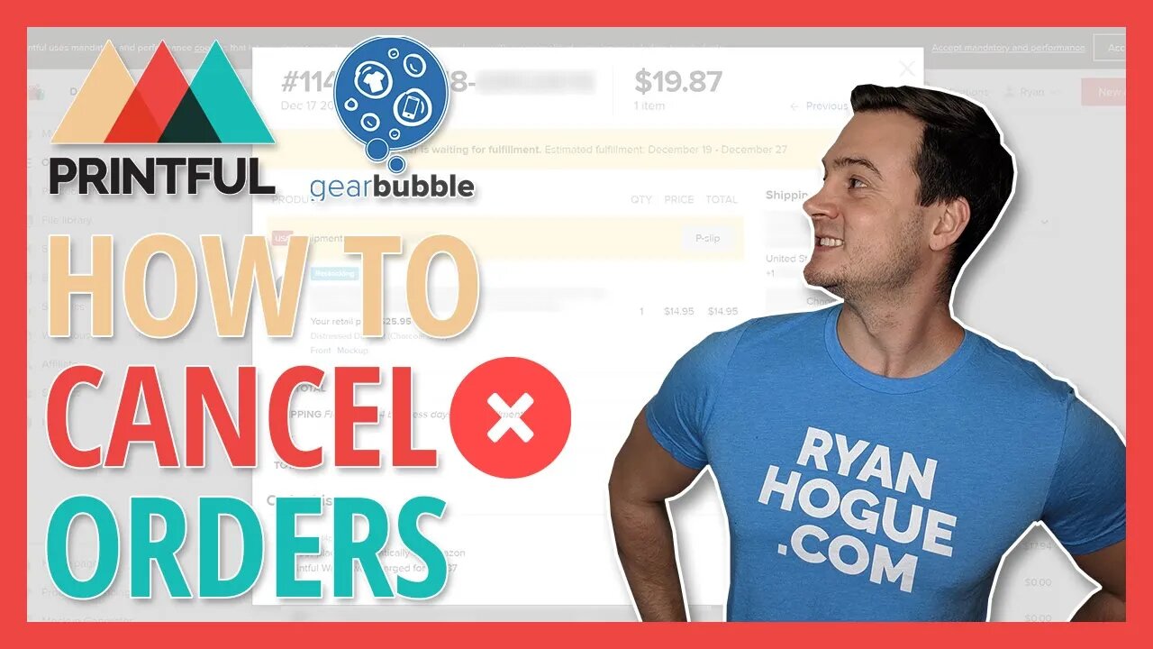 How to Cancel Orders (Printful / Gearbubble Holiday Deadline Tips)