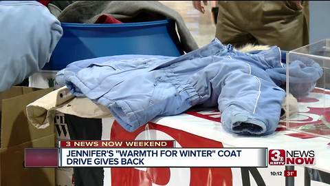 Jennifer's Warmth for Winter campaign