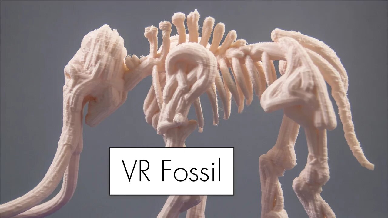 Mammoth Fossil // VR Sculpt to 3D Print