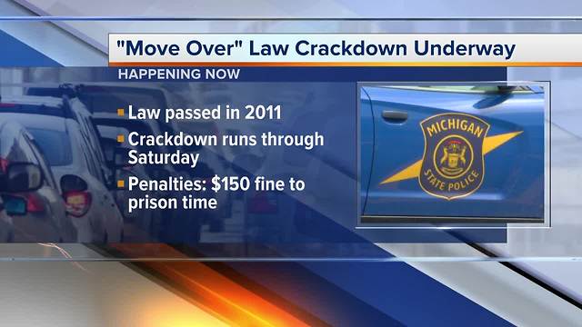 'Move Over' law crackdown underway