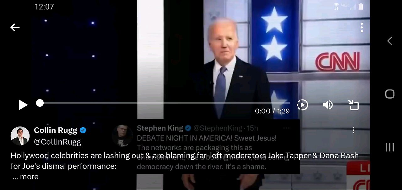 Hollywood blames CNN moderators for Biden's bad debate performance