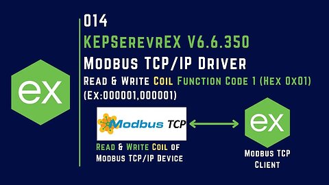 014 | Read & Write Modbus TCP Device Coil Values from KEPServerEX V6