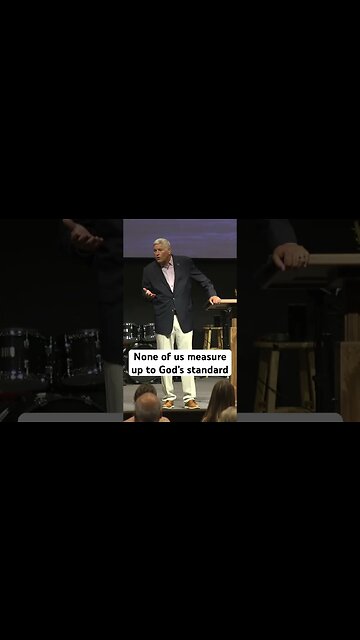 None of us measure up to God’s standard #jesus #sermon #shorts