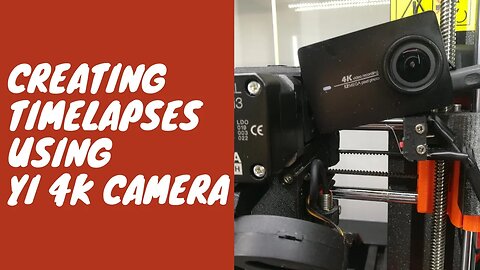 Creating timelapses using Yi 4k Camera