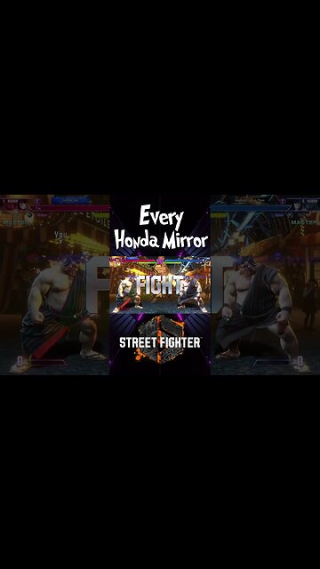 How EVERY E Honda Mirror Begins In Street Fighter 6