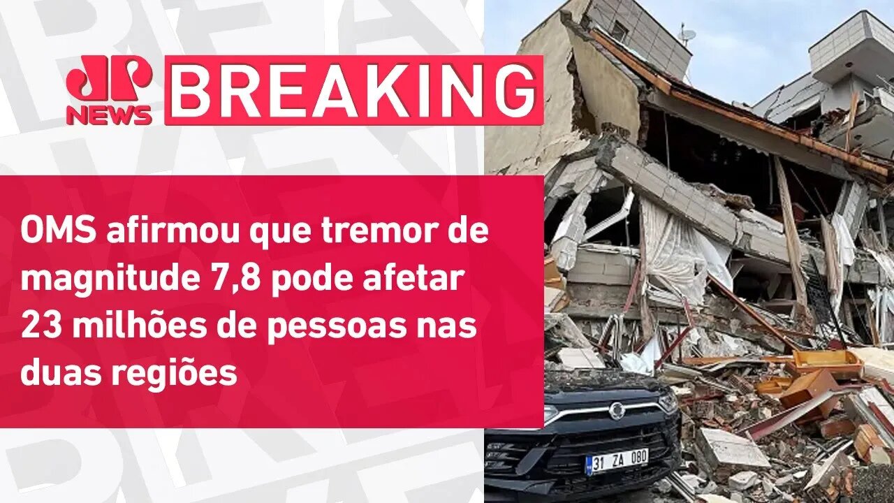 Número de mortes em terremoto na Turquia e Síria já passa de 5 mil | BREAKING NEWS