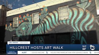 Hillcrest hosts first outdoor Art Walk in Mural Alley