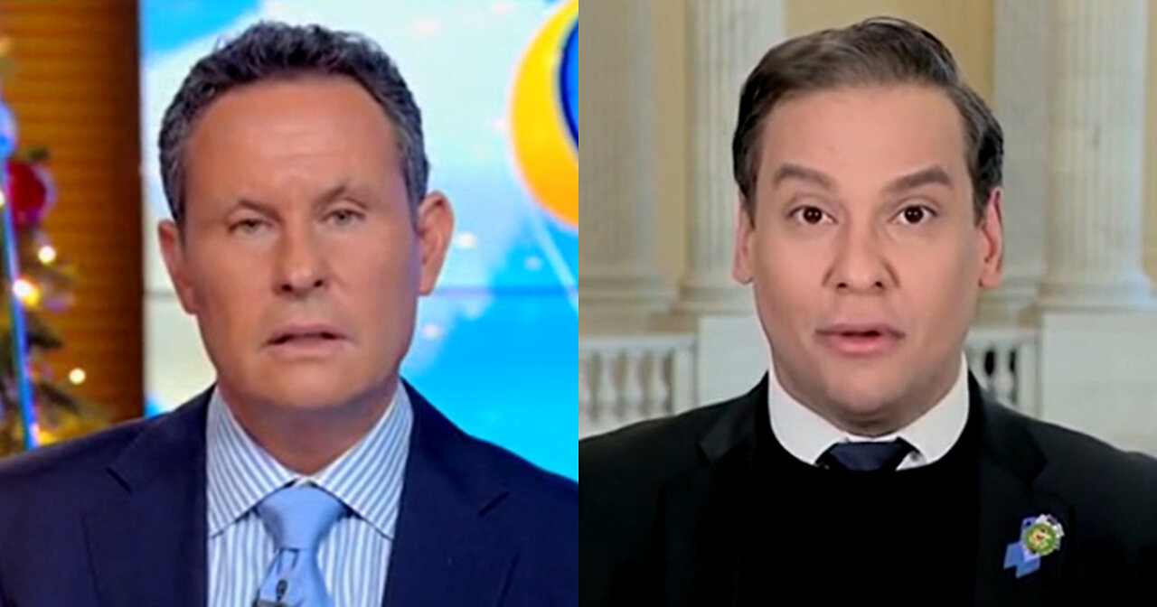 Watch George Santos’ Reaction as Brian Kilmeade Reads A List Of All His Criminal Charges