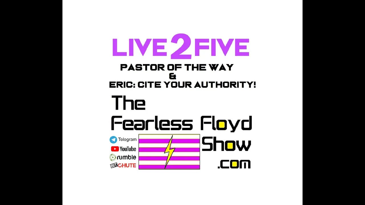 Live 2 Five MAR 16 The Fearless Floyd Show © - Pastor, Eric and Jesse Wayne