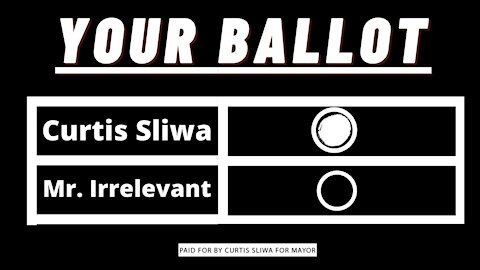 THE CLOCK IS TICKING! VOTE CURTIS SLIWA NYC MAYOR NOVEMBER 2ND 2021 BEFORE TIME RUNS OUT!