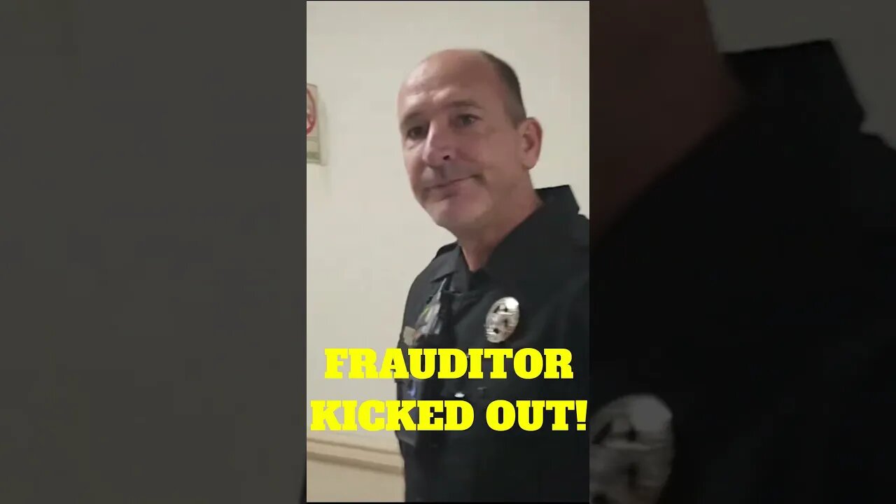 Frauditor Kicked Out of Court House! #shorts