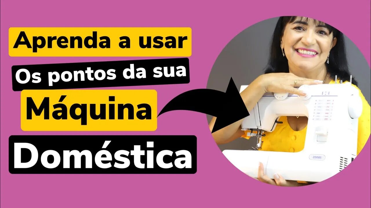 Aprenda usar os pontos da sua máquina doméstica