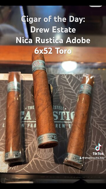 Cigar of the Day: Drew Estate Nica Rustica Adobe 6x52 Toro OCL Event 4/17 w/ Pedro Gomez! #Shorts