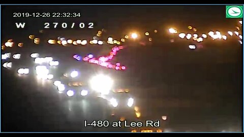 Multiple-vehicle crash shuts down I-480 westbound lanes