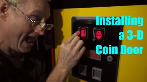 Arcade1up - installing a 3-D coin door