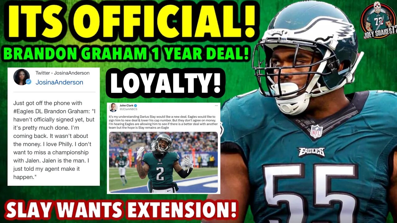 BRANDON GRAHAM IS BACK! 1 YEAR DEAL 6M! SLAY WANTS EXTENSION! HOWIE WORKING ON THE CAP!