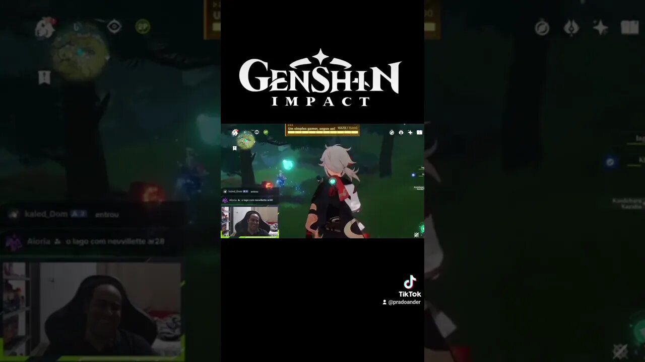 Um pouquinho da live com os amigos! #genshinimpact #mihoyo #amigos