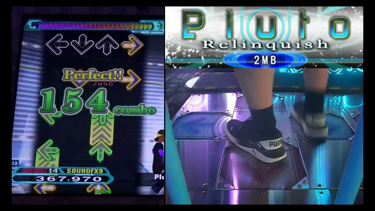 Pluto Relinquish - DIFFICULT (14) - AA#540 (Full Combo) on Dance Dance Revolution A20 PLUS (AC, US)