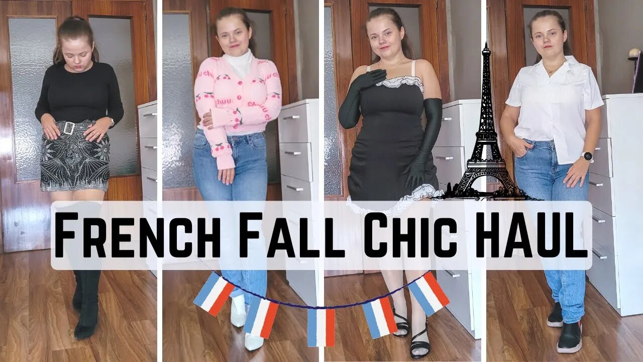 French Fall Chic shopping Try-On Haul by @yesstyle Petite-friendly looks Code GLAMCOFFEE to save up!