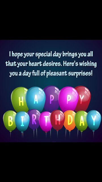 Happy birthday message [GMG Originals]